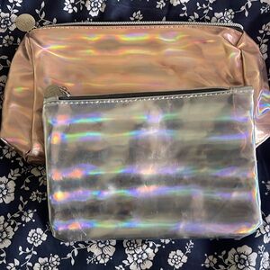 August of 2020 Ipsy Holographic makeup bags